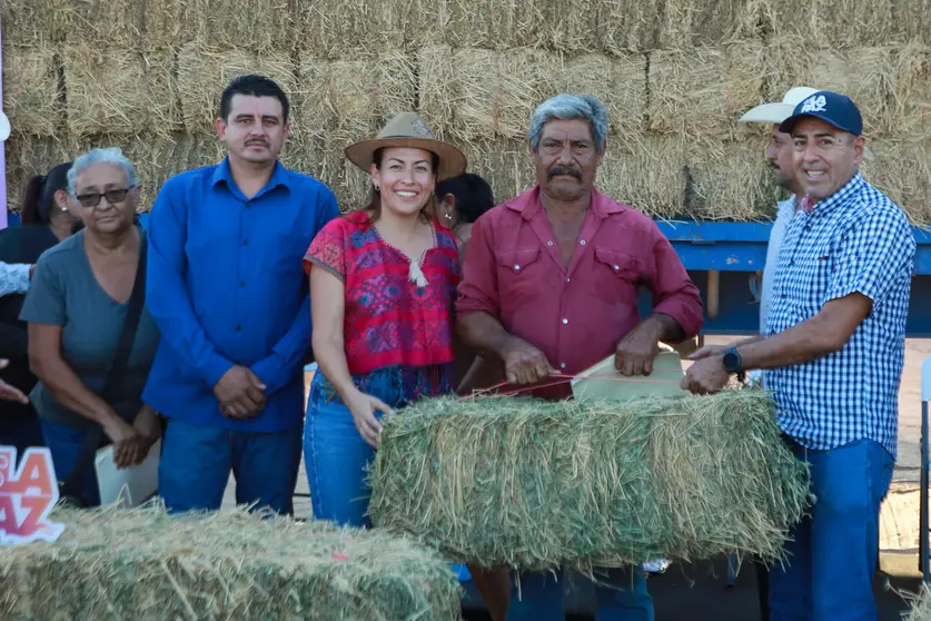 Se benefició a ganaderos de La Paz con alimento gratuito para mitigar efectos de la sequía.