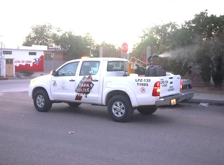 Este miércoles se fumigara en las colonias Ladrillera, ampliación Agustín Olachea, Navarro Rubio, Ciudad del Cielo y Colina del Sol.