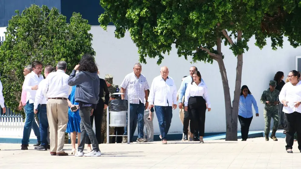 Gobernador Victor Castro Cosío condujó el Segundo Simulacro Nacional 2025.