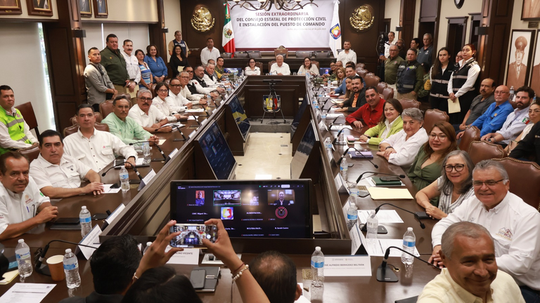 Instalan Puesto de Comando de Protección Civil en BCS