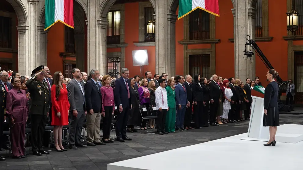 Se levó a cabo en Plalacio Nacional el Primr Informe de Gobierno de la presidenta Claudia Sheinbaum.